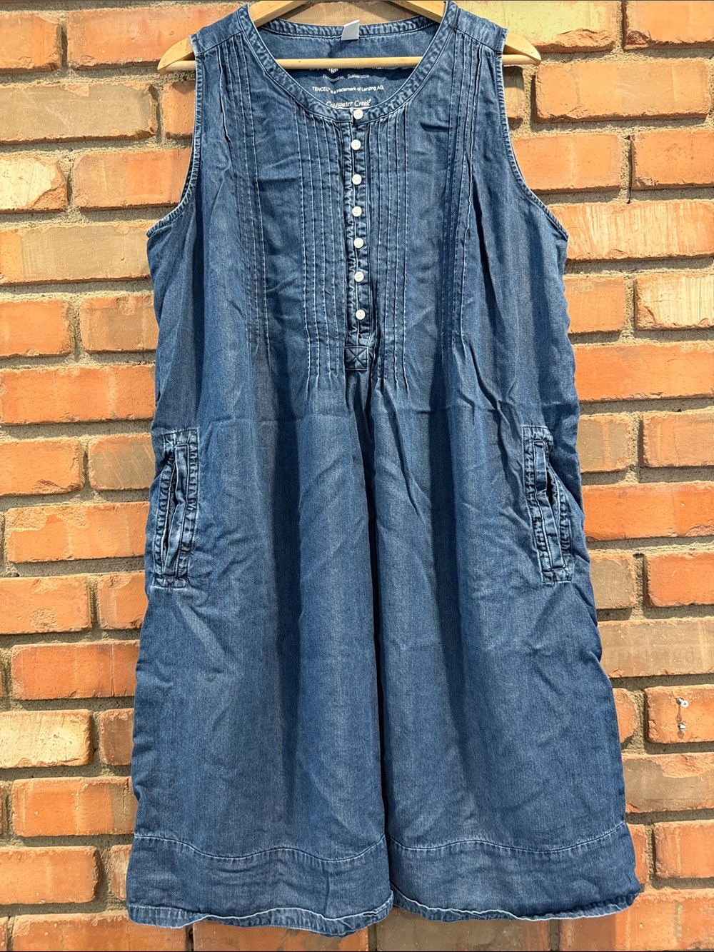Denim Blue Sleeveless Casual Shorts dress